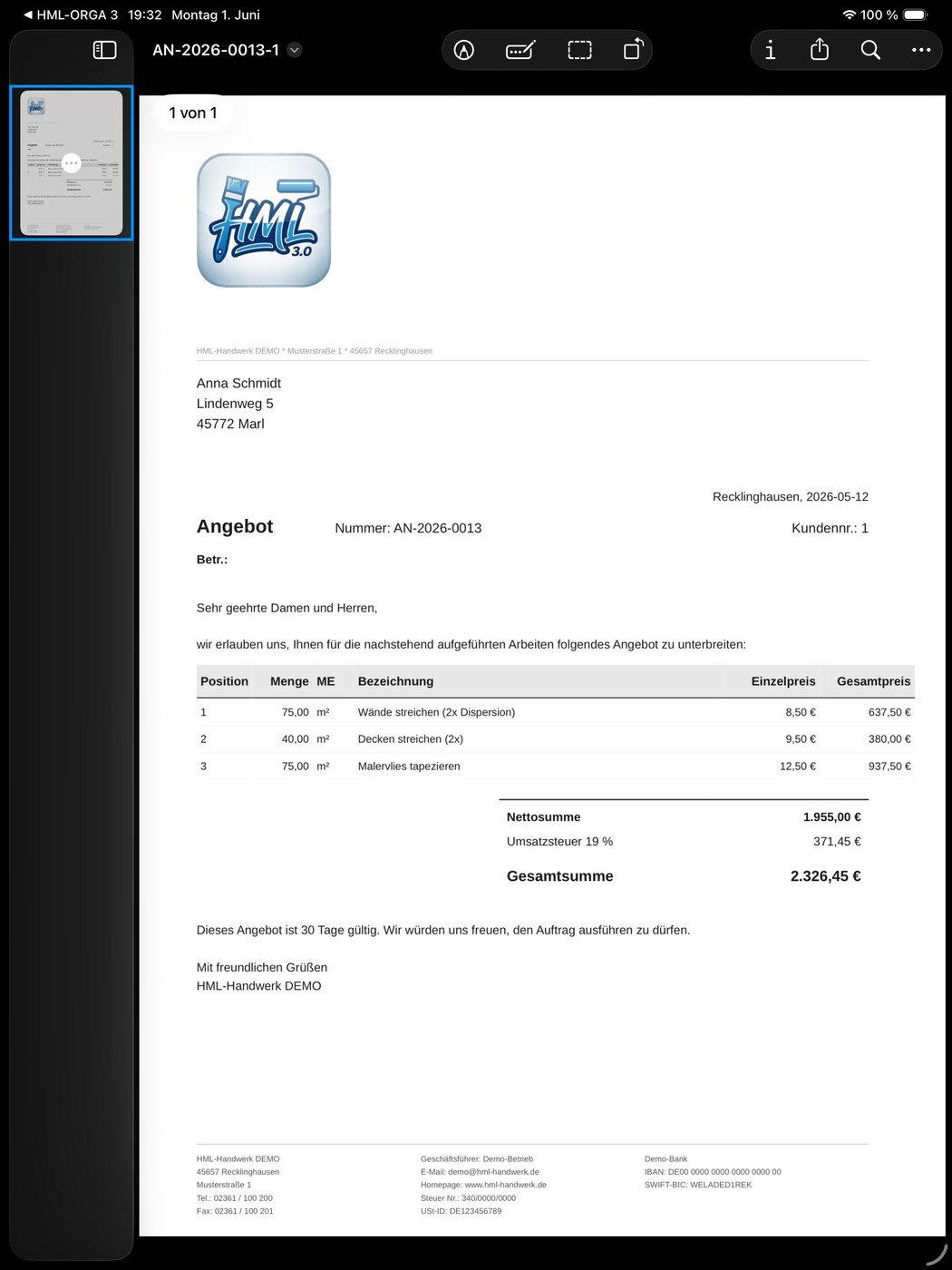 Angebot-PDF