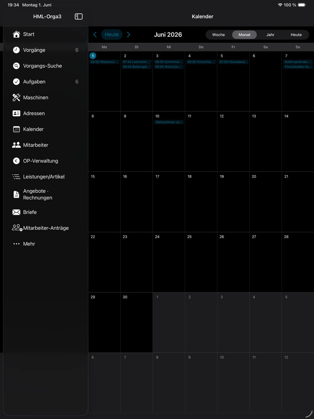 Kalender Monat