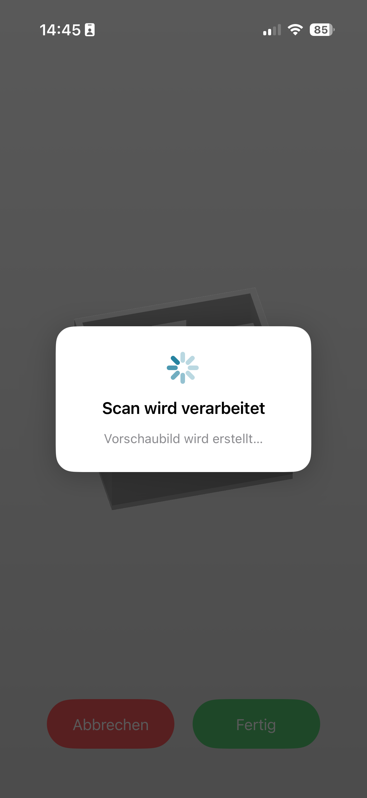 Scan-Verarbeitung