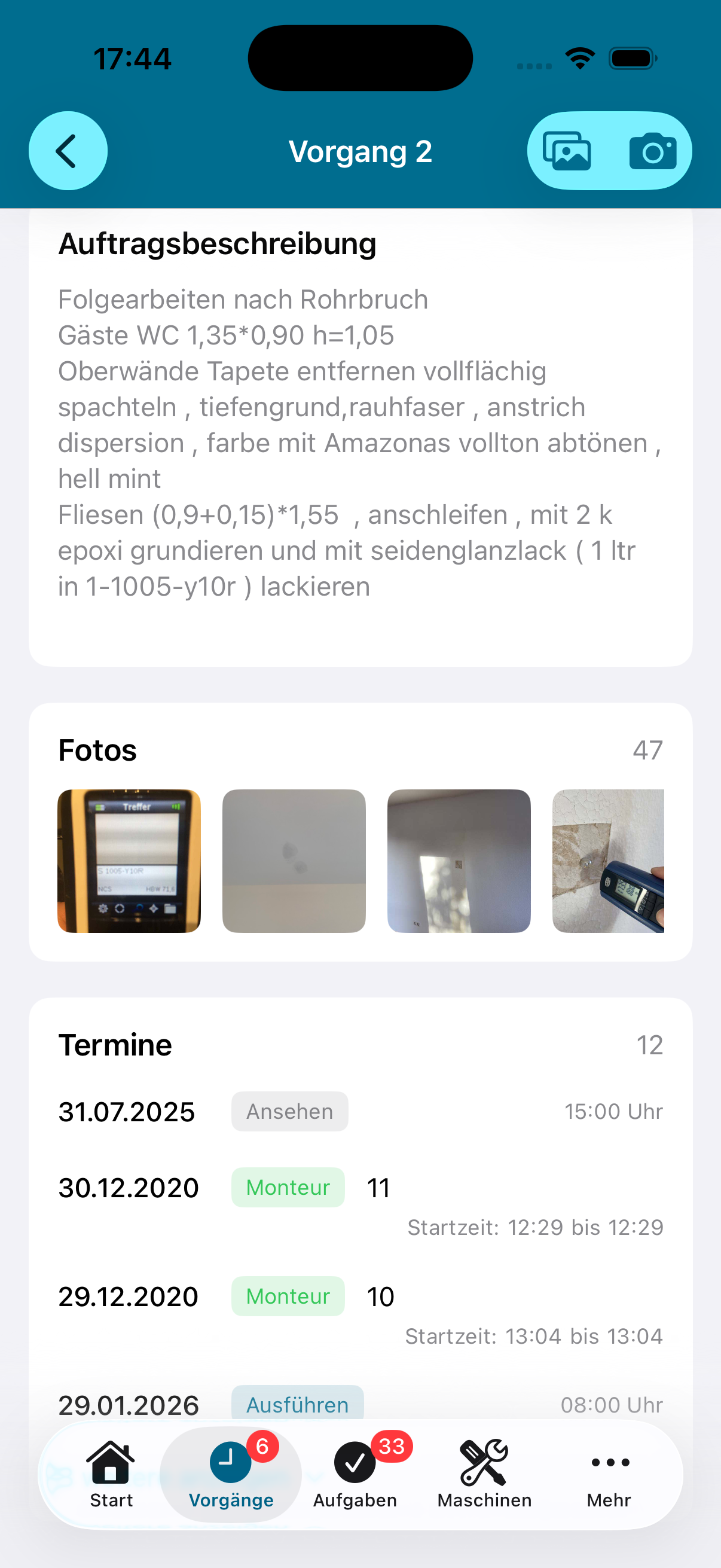 Detail unten