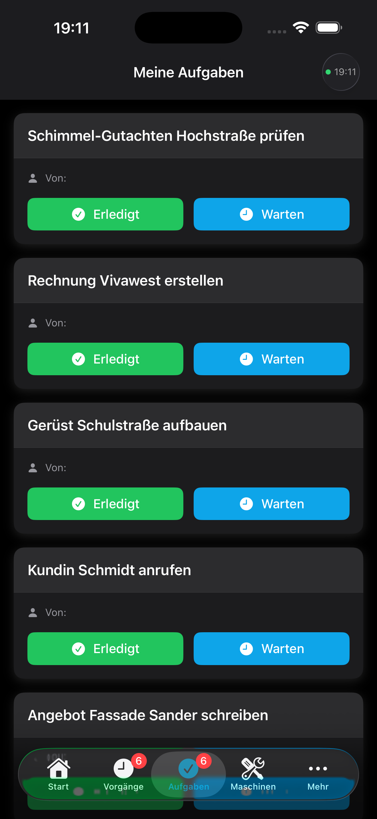 Aufgaben